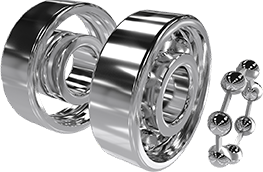 stock image of alloy bearings